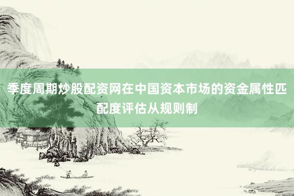 季度周期炒股配资网在中国资本市场的资金属性匹配度评估从规则制